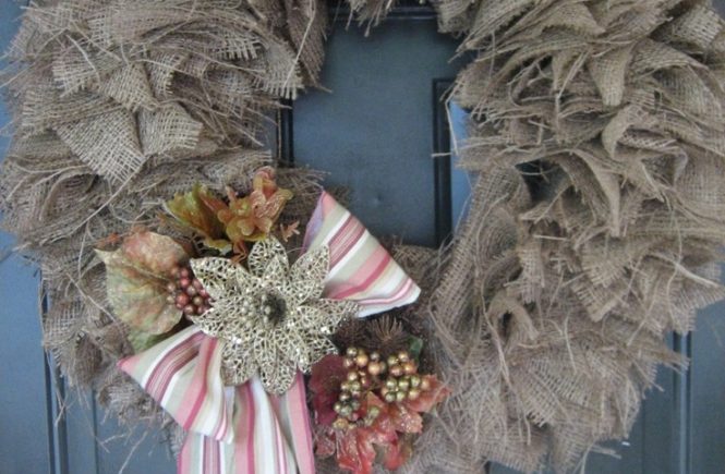 DIY Décor: Best Ideas For Christmas Burlap Wreath